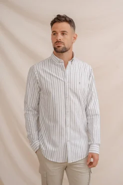 Celopman Camisa Oxford verde Clearance