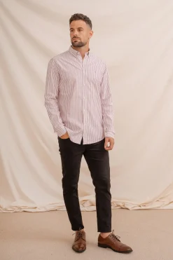 Celopman Camisa Oxford rojo New