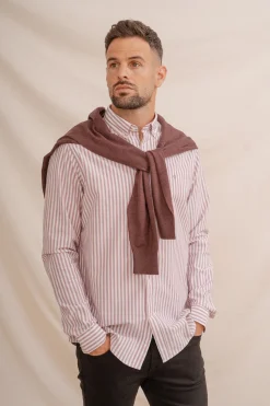 Celopman Camisa Oxford rojo New