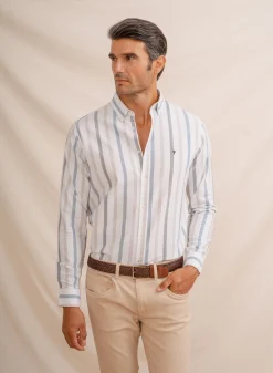 Celopman Camisa Oxford azul