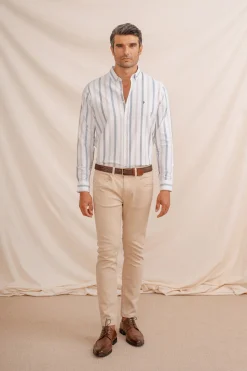 Celopman Camisa Oxford azul