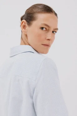 Cortefiel Camisa oxford Estampado azul Hot