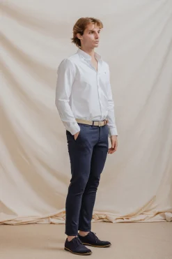 Celopman Camisa Oxford blanco Clearance