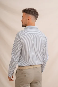 Celopman Camisa Oxford azul