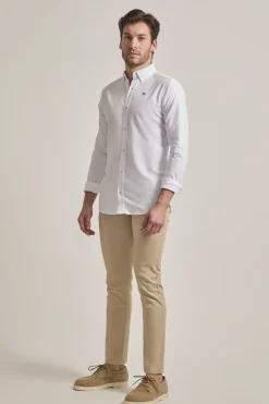Street Monkey Camisa oxford Blanco Sale