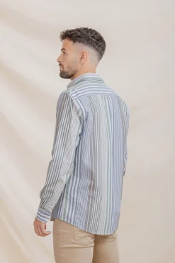 Celopman Camisa Oxford verde Hot