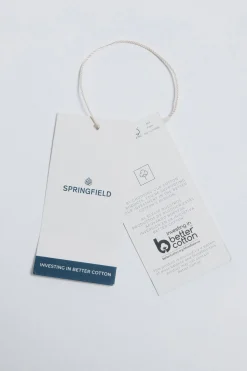 Springfield Camisa oxford azul Clearance