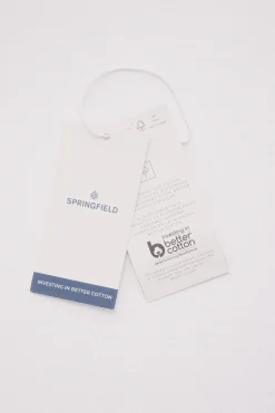 Springfield Camisa Oxford algodón rosa Online