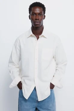 Springfield Camisa oxford color blanco Outlet