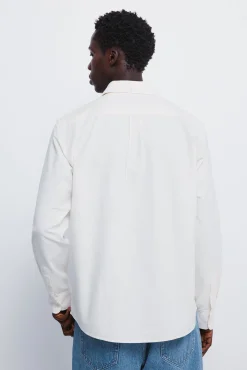 Springfield Camisa oxford color blanco Outlet