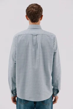 Cortefiel Camisa oxford cuadros Azul New