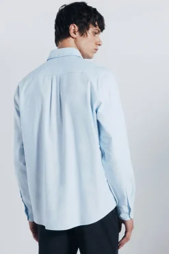 Springfield Camisa oxford ligero azul Sale