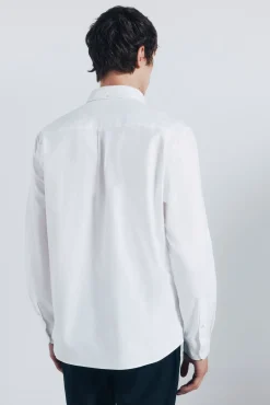 Springfield Camisa oxford ligero blanco Clearance