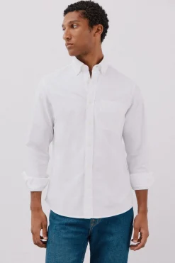 Cortefiel Camisa oxford lisa Blanco Clearance