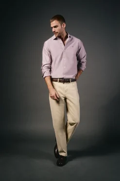 OOTO Camisa oxford liso Rosa Best