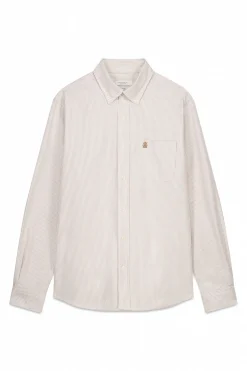 Cortefiel Camisa oxford raya candela Marfil Sale