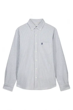 Cortefiel Camisa oxford rayas Azul marino Hot
