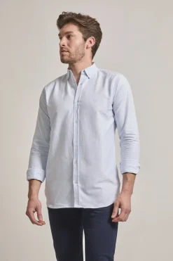 Street Monkey Camisa oxford rayas Azul Sale