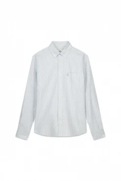 Cortefiel Camisa oxford rayas Kaki New