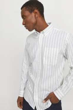 Jack & Jones Camisa oxford slim fit Blanco New