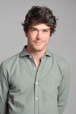 Cloking Camisa Piqué Verde oscuro Sale