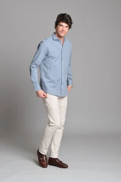 Cloking Camisa Piqué Azul Online