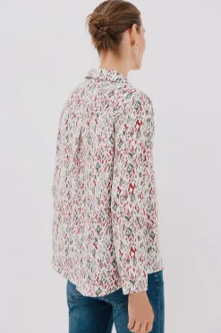 Cortefiel Camisa pliegue Multicolor Discount