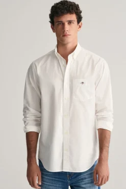 Gant Camisa popelina Blanco Outlet