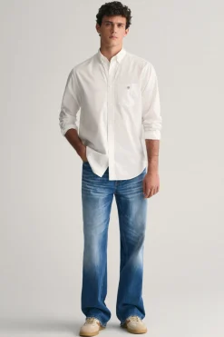 Gant Camisa popelina Blanco Outlet