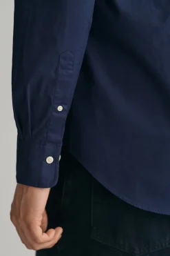 Gant Camisa popelina Azul Clearance