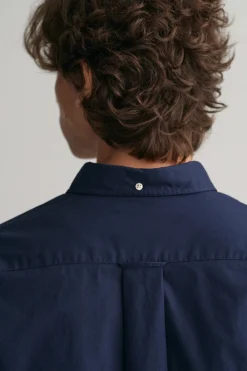 Gant Camisa popelina Azul Clearance