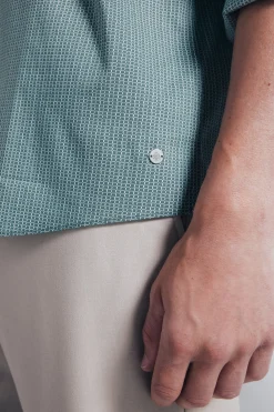 Springfield Camisa popelín micro estampado Discount