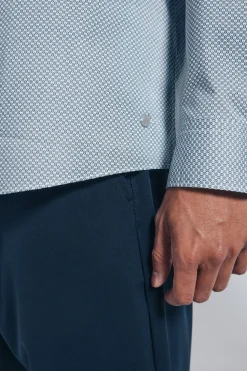 Springfield Camisa popelín micro estampado blanco Sale