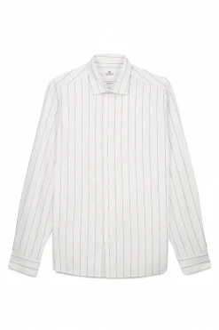 Springfield Camisa popelín rayas azul Hot