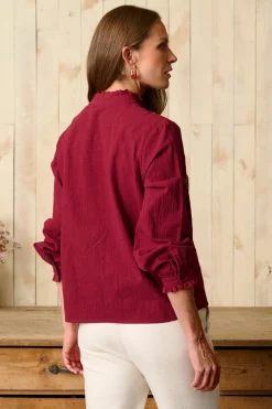 Polín Et Moi Camisa puntilla Fer Granate Online