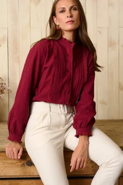 Polín Et Moi Camisa puntilla Fer Granate Online