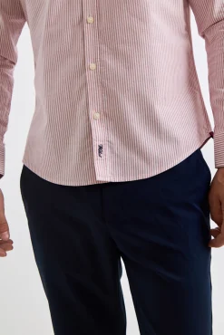 Williot Camisa Raya Oxford Rosa Clearance