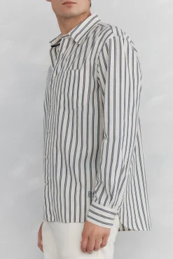 Pedro del Hierro Camisa rayas Blanco Hot