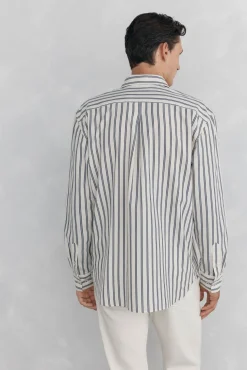 Pedro del Hierro Camisa rayas Blanco Hot