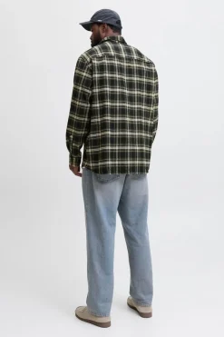 Jack & Jones PLUS Camisa regular fit cuadros PLUS negro New