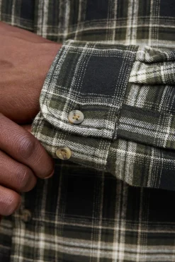 Jack & Jones PLUS Camisa regular fit cuadros PLUS negro New