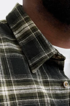 Jack & Jones PLUS Camisa regular fit cuadros PLUS negro New