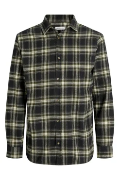 Jack & Jones PLUS Camisa regular fit cuadros PLUS negro New
