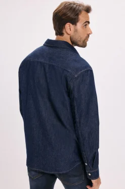 Jack & Jones Camisa regular fit denim Azul marino Hot