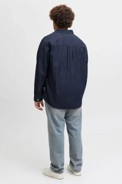 Jack & Jones PLUS Camisa regular fit denim PLUS azul Hot