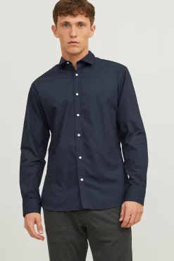 Jack & Jones Camisa slim fit azul Discount