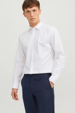 Jack & Jones Camisa slim fit blanco Clearance