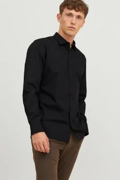 Jack & Jones Camisa slim fit negro Clearance