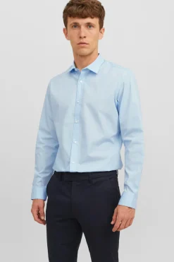 Jack & Jones Camisa slim fit azul Sale