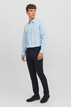 Jack & Jones Camisa slim fit azul Sale